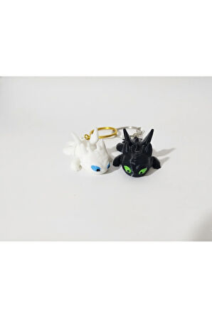 Dişsiz ve Fury Serisi Çift Anahtarlık (5 cm)