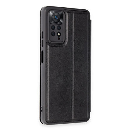 Xiaomi Redmi Note 11 Pro Kılıf Flip Cover Kartlıklı Kapaklı Ultra İnce Şık Kılıf