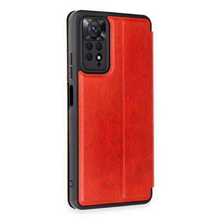 Xiaomi Redmi Note 12 Pro 4G Kılıf Flip Cover Kartlıklı Kapaklı Ultra İnce Şık Kılıf