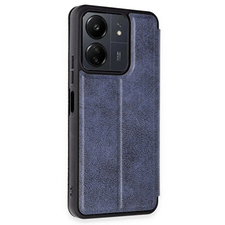 Xiaomi Redmi 13C Kılıf Flip Cover Kartlıklı Kapaklı Ultra İnce Şık Kılıf