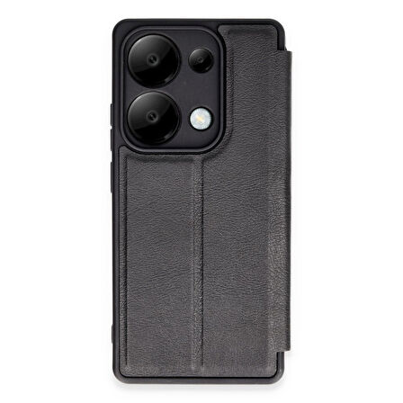 Xiaomi Poco X6 Kılıf Flip Cover Kartlıklı Kapaklı Ultra İnce Şık Kılıf