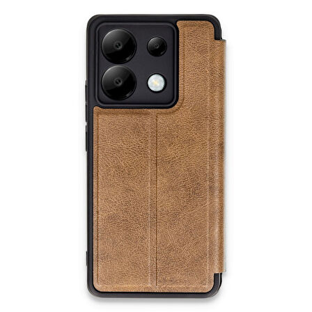 Xiaomi Poco X6 Kılıf Flip Cover Kartlıklı Kapaklı Ultra İnce Şık Kılıf