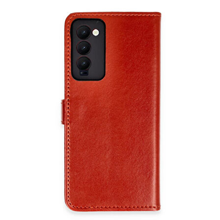 Tekno Tecno  Camon 18 Kılıf Trend S Plus Kapaklı Standlı Cüzdan Kılıf
