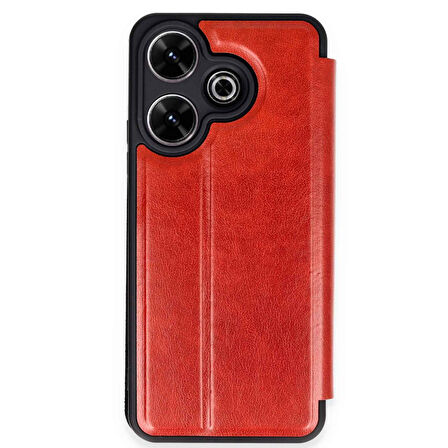 Xiaomi Redmi 13 4G Kılıf Flip Cover Kartlıklı Kapaklı Ultra İnce Şık Kılıf
