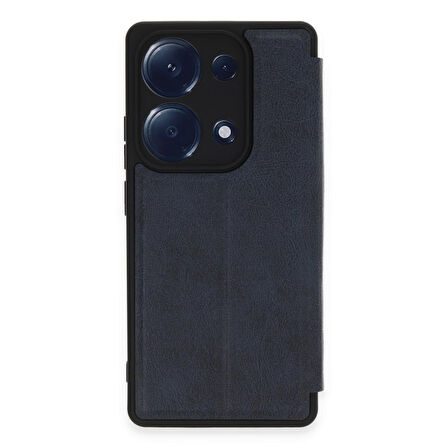 Xiaomi Redmi Note 13 Pro 4G Kılıf Flip Cover Kartlıklı Kapaklı Ultra İnce Şık Kılıf