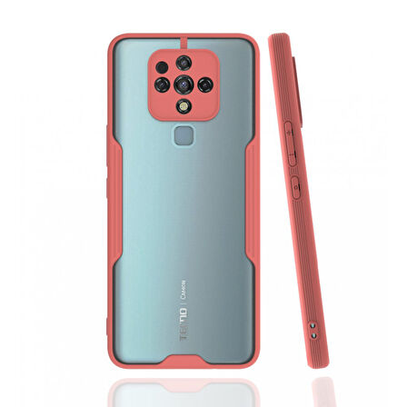 Tekno Tecno  Camon 16 Kılıf Platin Ultra İnce Şık Silikon Kapak