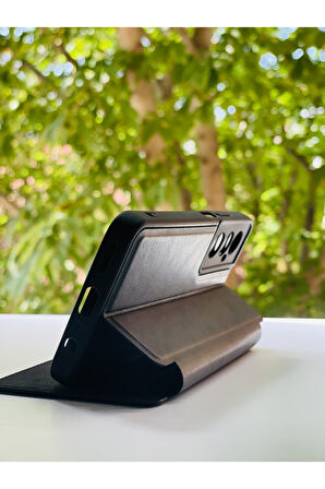 Realme C65 Kılıf Flip Cover Kartlıklı Kapaklı Ultra İnce Şık Kılıf