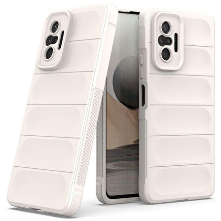 Xiaomi Redmi Note 10 Pro Kılıf Kamera Korumalı İçi Kadife Yumuşak Silikon Kapak + Ekran Koruma