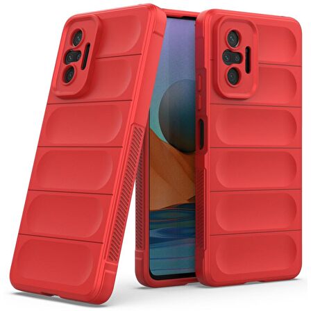 Xiaomi Redmi Note 10 Pro Kılıf Kamera Korumalı İçi Kadife Yumuşak Silikon Kapak + Ekran Koruma