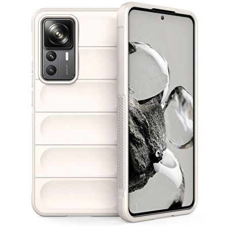 Xiaomi Mi 12T Pro Kılıf Kamera Korumalı İçi Kadife Yumuşak Silikon Kapak + Ekran Koruma
