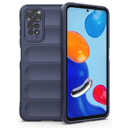 Xiaomi Redmi Note 11 Kılıf Kamera Korumalı İçi Kadife Yumuşak Silikon Kapak + Ekran Koruma