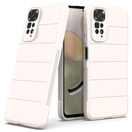 Xiaomi Redmi Note 11S Kılıf Kamera Korumalı İçi Kadife Yumuşak Silikon Kapak + Ekran Koruma