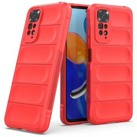 Xiaomi Redmi Note 11S Kılıf Kamera Korumalı İçi Kadife Yumuşak Silikon Kapak + Ekran Koruma