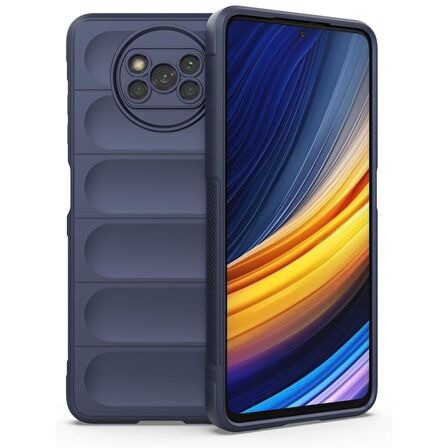 Xiaomi Poco X3 Pro Kılıf Kamera Korumalı İçi Kadife Yumuşak Silikon Kapak + Ekran Koruma