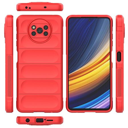 Xiaomi Pocophone X3 Kılıf Kamera Korumalı İçi Kadife Yumuşak Silikon Kapak + Ekran Koruma