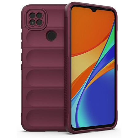 Xiaomi Redmi 9C Kılıf Kamera Korumalı İçi Kadife Yumuşak Silikon Kapak + Ekran Koruma