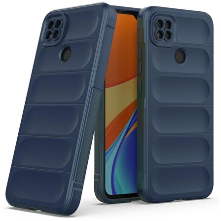 Xiaomi Redmi 9C Kılıf Kamera Korumalı İçi Kadife Yumuşak Silikon Kapak + Ekran Koruma