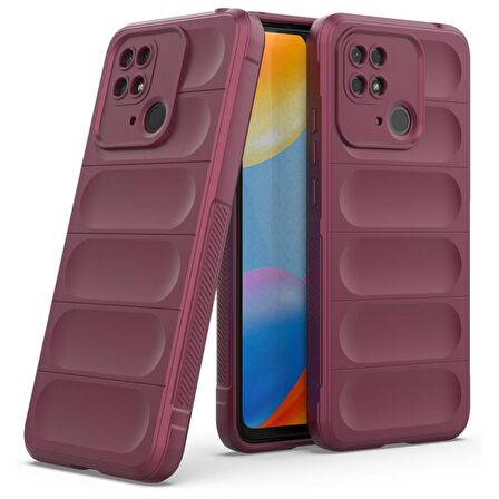 Xiaomi Poco C40 Kılıf Kamera Korumalı İçi Kadife Yumuşak Silikon Kapak + Ekran Koruma