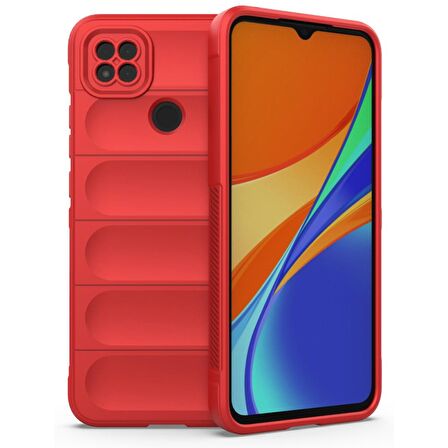 Xiaomi Redmi 9C Kılıf Kamera Korumalı İçi Kadife Yumuşak Silikon Kapak + Ekran Koruma