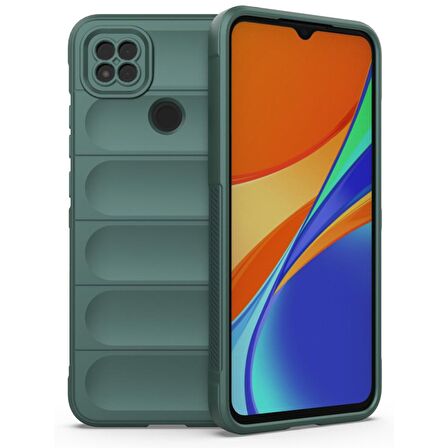 Xiaomi Redmi 9C Kılıf Kamera Korumalı İçi Kadife Yumuşak Silikon Kapak + Ekran Koruma
