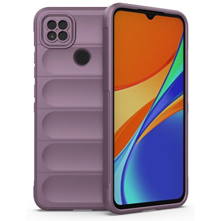 Xiaomi Redmi 9C Kılıf Kamera Korumalı İçi Kadife Yumuşak Silikon Kapak + Ekran Koruma
