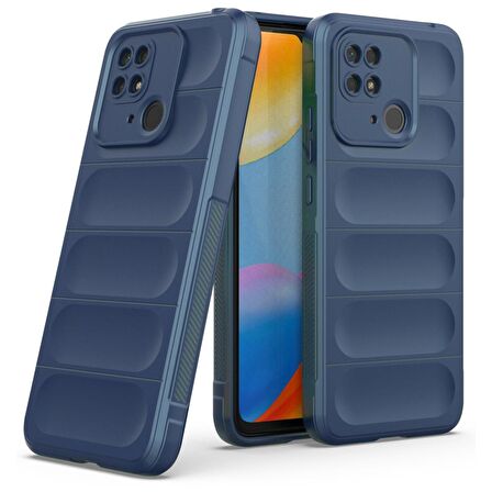 Xiaomi Poco C40 Kılıf Kamera Korumalı İçi Kadife Yumuşak Silikon Kapak + Ekran Koruma