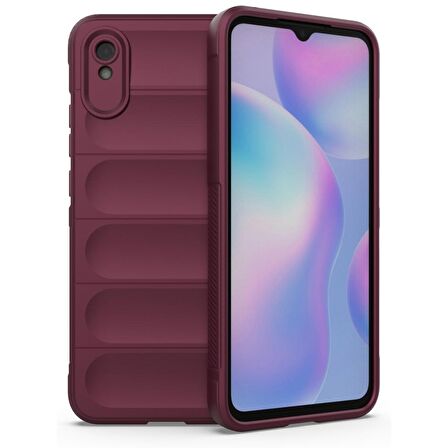 Xiaomi Redmi 9A Kılıf Kamera Korumalı İçi Kadife Yumuşak Silikon Kapak + Ekran Koruma