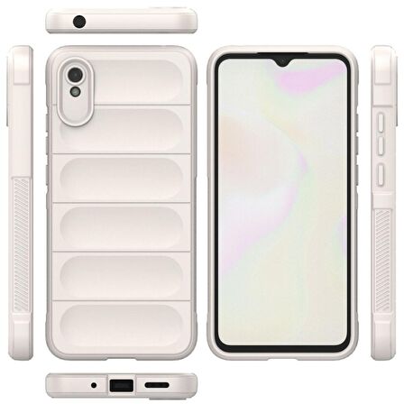 Xiaomi Redmi 9A Kılıf Kamera Korumalı İçi Kadife Yumuşak Silikon Kapak + Ekran Koruma