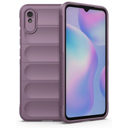Xiaomi Redmi 9A Kılıf Kamera Korumalı İçi Kadife Yumuşak Silikon Kapak + Ekran Koruma