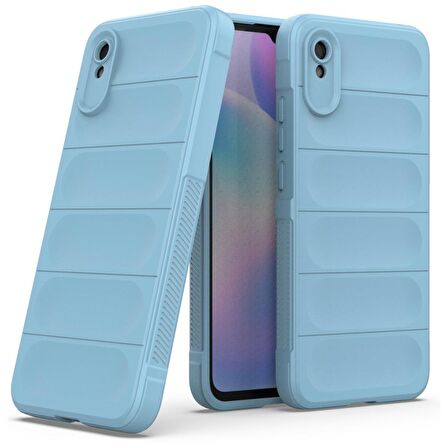 Xiaomi Redmi 9A Kılıf Kamera Korumalı İçi Kadife Yumuşak Silikon Kapak + Ekran Koruma