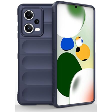 Xiaomi Poco X5 5G Kılıf Kamera Korumalı İçi Kadife Yumuşak Silikon Kapak + Ekran Koruma