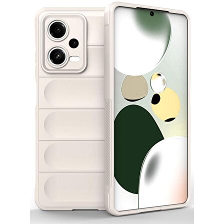 Xiaomi Poco X5 5G Kılıf Kamera Korumalı İçi Kadife Yumuşak Silikon Kapak + Ekran Koruma