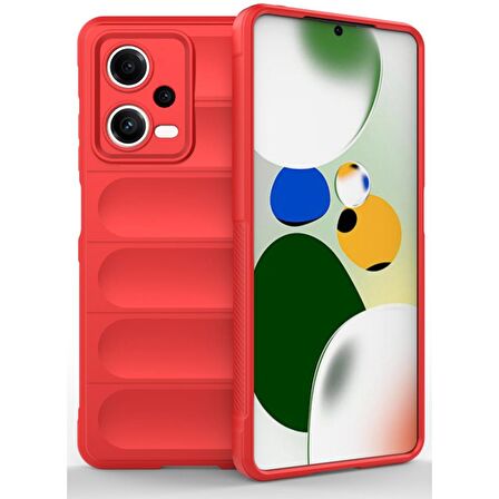 Xiaomi Poco X5 5G Kılıf Kamera Korumalı İçi Kadife Yumuşak Silikon Kapak + Ekran Koruma