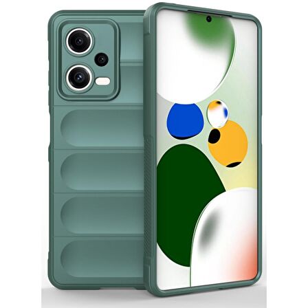 Xiaomi Poco X5 5G Kılıf Kamera Korumalı İçi Kadife Yumuşak Silikon Kapak + Ekran Koruma