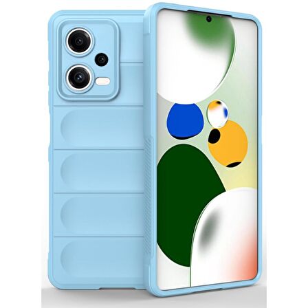 Xiaomi Poco X5 5G Kılıf Kamera Korumalı İçi Kadife Yumuşak Silikon Kapak + Ekran Koruma