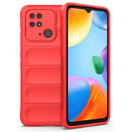 Xiaomi Poco C40 Kılıf Kamera Korumalı İçi Kadife Yumuşak Silikon Kapak + Ekran Koruma