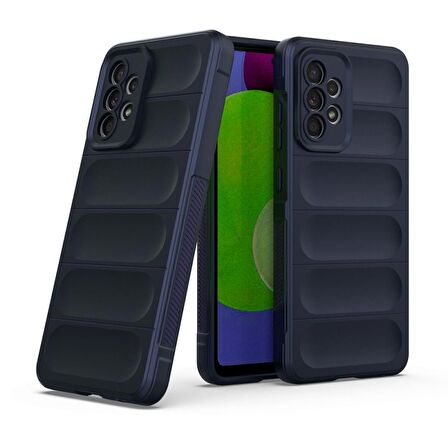 Samsung Galaxy A13 4G Kılıf Kamera Korumalı İçi Kadife Yumuşak Silikon Kapak + Ekran Koruma
