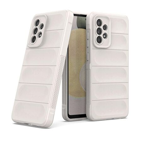 Samsung Galaxy A52S Kılıf Kamera Korumalı İçi Kadife Yumuşak Silikon Kapak + Ekran Koruma