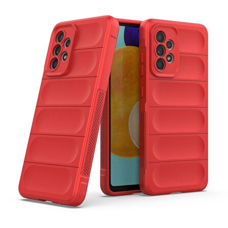 Samsung Galaxy A52 Kılıf Kamera Korumalı İçi Kadife Yumuşak Silikon Kapak + Ekran Koruma