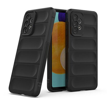 Samsung Galaxy A32 Kılıf Kamera Korumalı İçi Kadife Yumuşak Silikon Kapak + Ekran Koruma