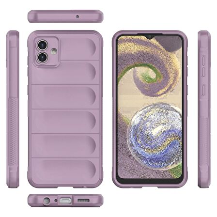 Samsung Galaxy A05 Kılıf Kamera Korumalı İçi Kadife Yumuşak Silikon Kapak + Ekran Koruma
