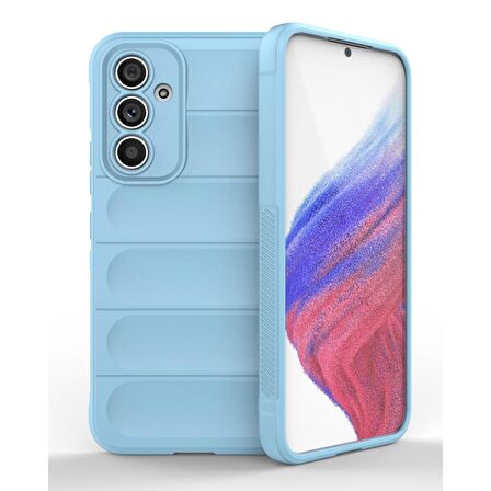 Samsung Galaxy A54 5G Kılıf Kamera Korumalı İçi Kadife Yumuşak Silikon Kapak + Ekran Koruma