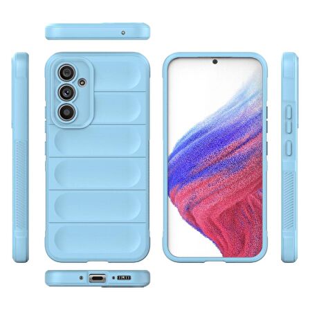 Samsung Galaxy A54 5G Kılıf Kamera Korumalı İçi Kadife Yumuşak Silikon Kapak + Ekran Koruma