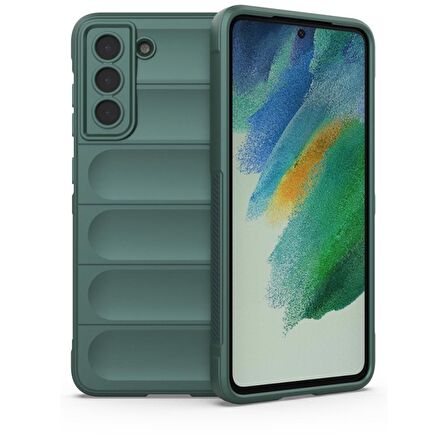 Samsung Galaxy S22 Plus Kılıf Kamera Korumalı İçi Kadife Yumuşak Silikon Kapak + Ekran Koruma