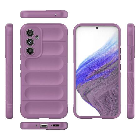 Samsung Galaxy S22 Plus Kılıf Kamera Korumalı İçi Kadife Yumuşak Silikon Kapak + Ekran Koruma