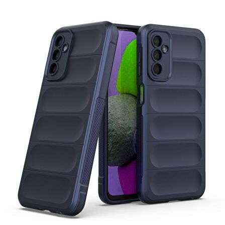 Samsung Galaxy M23 Kılıf Kamera Korumalı İçi Kadife Yumuşak Silikon Kapak + Ekran Koruma