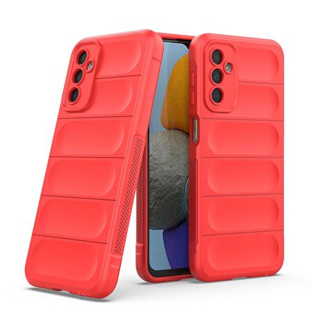 Samsung Galaxy M23 Kılıf Kamera Korumalı İçi Kadife Yumuşak Silikon Kapak + Ekran Koruma
