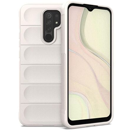 Xiaomi Redmi 9 Kılıf Kamera Korumalı İçi Kadife Yumuşak Silikon Kapak + Ekran Koruma