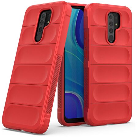 Xiaomi Redmi 9 Kılıf Kamera Korumalı İçi Kadife Yumuşak Silikon Kapak + Ekran Koruma