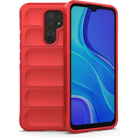 Xiaomi Redmi 9 Kılıf Kamera Korumalı İçi Kadife Yumuşak Silikon Kapak + Ekran Koruma